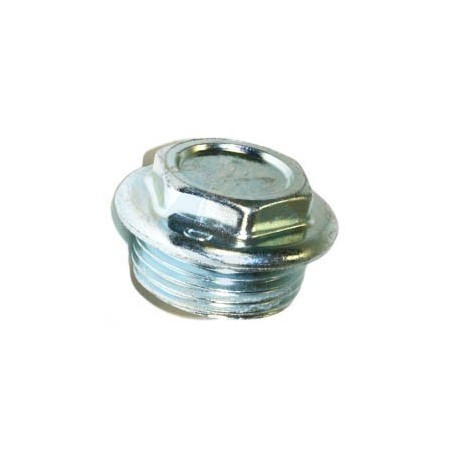 TAPON IZQUIERDA 1"" ZINCADO (ALUMINIO)"