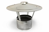 SOMBRERETE DOBLE PARED INOX CONVESA DE 125 AVANT 304
