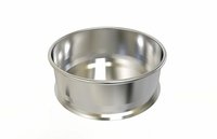 TAPA PARED SIMPLE INOX CONVESA DE 200