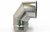 CODO 90º PARED SIMPLE INOX CONVESA DE 150