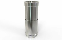 TUBO EXTENSIBLE DE 0.25 A 0.40 MT. PARED SIMPLE INOX CONVESA DE 150