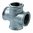 CRUZ FIG. 180 DE 3"" GALVA