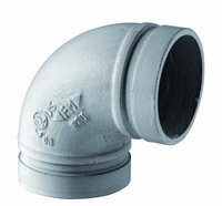CODO 90º HIERRO GALVA 3" RANURADO S