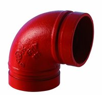 CODO RANURADO""S"" ROJO 90ª DE 5""
