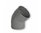 CODO PVC GRIS DE 90X45*