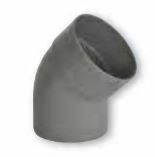 CODO PVC GRIS M-H 110X45*