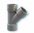 DERIVACION PVC GRIS H-H 40X45*