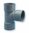 DERIVACION PVC GRIS H-H DE 40X87.30