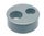 TAPON REDUCIDO PVC GRIS DOBLE 90X40X40