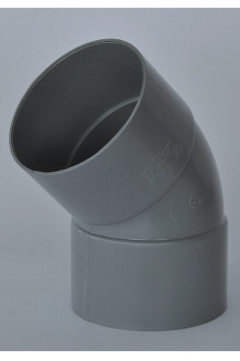 CODO PVC GRIS H-H 110X45