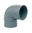 CODO PVC IBIDE 200X87.30