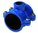COLLARIN AZUL FUNDICION C/TOMA 63X1""