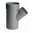 DERIVACION 45º JIMTEN 160-125 M-H PVC GRIS