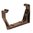 SOPORTE TORNILLO CANAL OMEGA MARRON