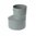 REDUCCION EXCENTRICA JIMTEN PVC IS1 80-90 GRIS
