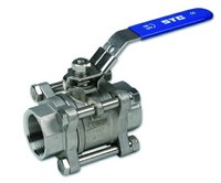 VALVULA ESFERA INOX 3 PIEZAS PASO TOTAL 1""