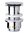 DESAGÚE LAVABO CLICKER REF. 530.360.5 C/REB. CR.