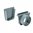 TAPA CANALETA S-245 GRIS