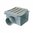 CANALETA S-302 C/REJILLA PVC 170MM SALIDA 90 PEATONAL