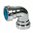 CODO TUBO LISO A-137 DE 1.1/4 CROMO