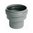 ENLACE MIXTO  PVC-GRES GRIS 138-110