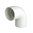 CODO BAJANTE M-H 87º JIMTEN CT8GT BLANCO