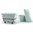 DEPOSITO RECTANGULAR GRIS 250 L. C/TAPA