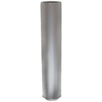 TRAMO RECTO 1000 mm 300/350 INOX 316L-ALUMINIZADO