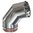CODO 88º INOX SIMPLE 316 80mm PRACTIC