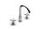 BATERIA REPISA LAVABO LOFT V/A CROMO