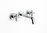BATERIA EMPOTRAR LAVABO LOFT 190MM CROMO