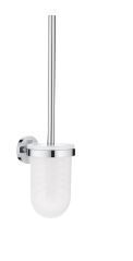 ESCOBILLERO PARED ESSENTIALS CROMO/CRISTAL