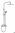 COLUMNA DUCHA TERMOST. ROCIADOR 25CM. WAXTER PIURA CROMO