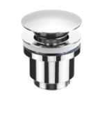 VALVULA CLIC-CLAC CROMO TAPON CROMADO AQUASSENT