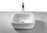LAVABO KHROMA 400X400 SOBRE ENCIMERA BLANCO