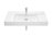 LAVABO INSPIRA SQUARE UNIK 1000X490 BLANCO