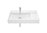 LAVABO INSPIRA SQUARE UNIK 800X490 BLANCO