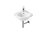LAVABO MERIDIAN-N ANGULAR BLANCO 350*