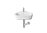 LAVABO THE GAP ANGULAR 50 BLANCO*