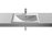 LAVABO DIVERTA PERGAMON ENCIMERA 550X425