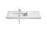 LAVABO PRISMA 900X450 ASIM. IZDA. BLANCO