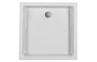 PLATO DUCHA MOSAICO 70X70X12 BLANCO C/ALA 16CM.