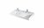 LAVABO FLUX DOBLE 120 BLANCO