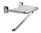 ASIENTO DUCHA ABATIBLE C/APOYO PARED NOFER 15046.S INOX SATINADO