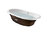 BAÑERA NEWCAST 170X85 COBRE EXT BLANCO