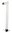 BRAZO DUCHA PARED CUADRADO AQUASSENT 38CM. INOX CROMADO