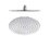 ROCIADOR DUCHA REDONDO ANTICAL EXTRAPLANO MOSCU 30CM ACERO BRILLO