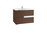 UNIK VICTORIA-N. BASE+LAVABO 900 WENGE ***