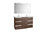 PACK VICTORIA-N FAMILY. ESPEJO Y APLIQUES 1200 ANTRACITA ***