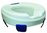 ASIENTO INODORO ELEVADO 10CM. SIN TAPA NOFER REF. 15032 BLANCO